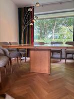 eettafel vierkant en uitklapbaar, Huis en Inrichting, Overige materialen, Gebruikt, Vierkant, Vijf personen of meer