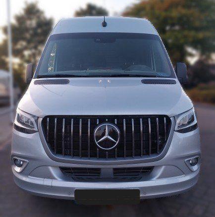 AMG sport grill zwart/chrome Mercedes Sprinter 2018 - 2024 W, Auto diversen, Tuning en Styling, Ophalen of Verzenden