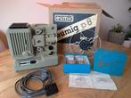 Vintage Eumig P8 filmprojector compleet in doos, Ophalen of Verzenden, Gebruikt