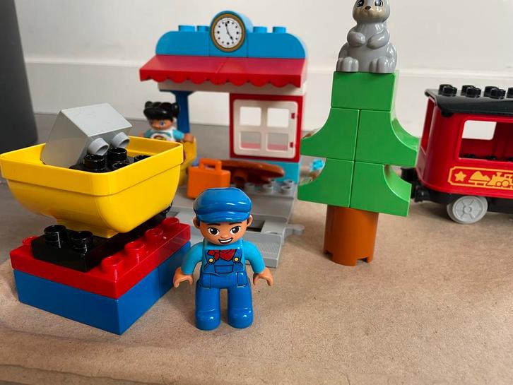 LEGO DUPLO Stoomtrein 10874 - Compleet!, Kinderen en Baby's, Speelgoed | Duplo en Lego, Zo goed als nieuw, Duplo, Complete set