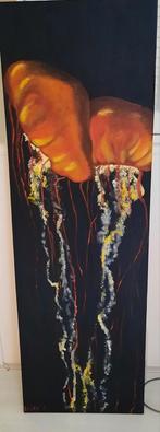 acryl schilderij handwerk De verliefde kwal, Ophalen