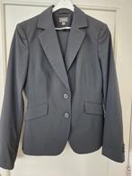 Zwart jasje met krijtstreep van Mexx met 36. Met bijpa, Mexx, Zwart, Ophalen of Verzenden, Zo goed als nieuw