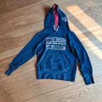 Blauwe trui met capuchon maat 134-140 van Hema, Ophalen of Verzenden, Gebruikt, Jongen, Trui of Vest
