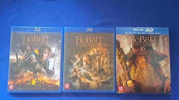 The Hobbit Trilogy "Blu Ray", Cd's en Dvd's, Blu-ray, Zo goed als nieuw, Actie, Ophalen of Verzenden