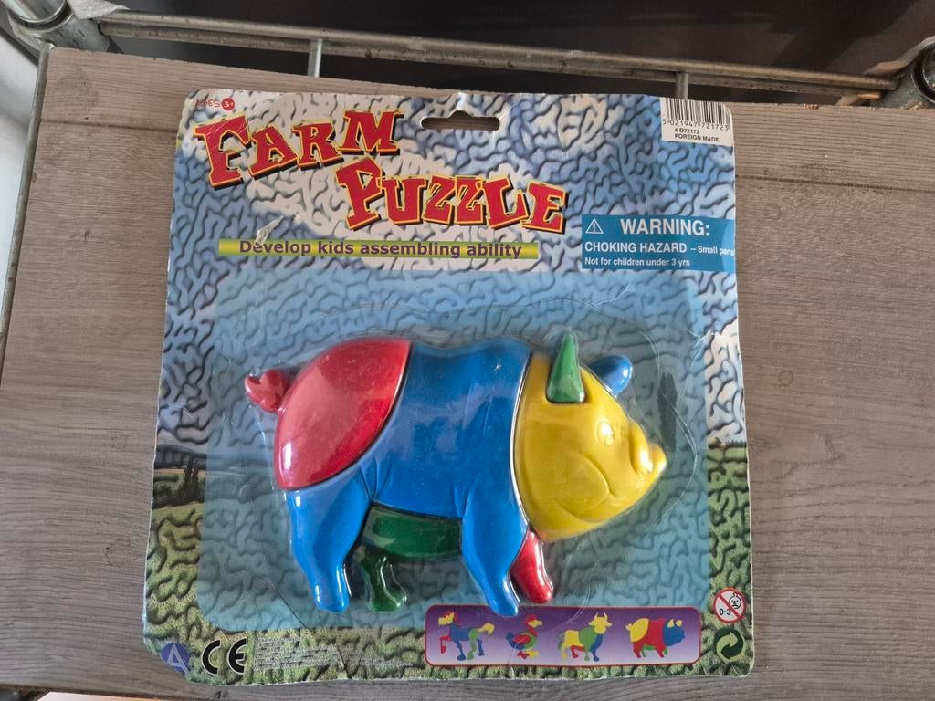 Farm puzzel, Ophalen of Verzenden, Minder dan 10 stukjes, Nieuw