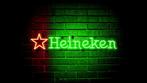 Heineken neon bord reclame lamp lichtbak + dimmer + ketting, Verzamelen, Merken en Reclamevoorwerpen, Nieuw, Ophalen of Verzenden