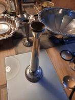 Verzilverde kandelaar, Huis en Inrichting, Woonaccessoires | Kandelaars en Kaarsen, Overige materialen, Gebruikt, Ophalen of Verzenden