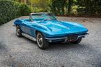 Chevrolet Corvette C2 Convertible, Auto's, Oldtimers, Achterwielaandrijving, Blauw, Handgeschakeld, Blauw