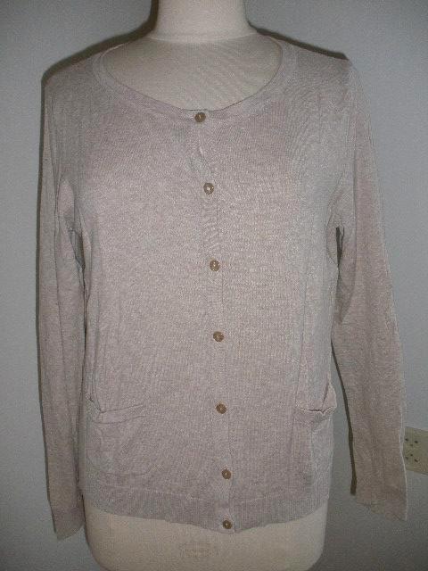 H&M Basic vest beige maat M, Kleding | Dames, Truien en Vesten, Zo goed als nieuw, Maat 38/40 (M), Beige, Ophalen of Verzenden