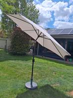 Parasol met knikarm dia 3mtr, Tuin en Terras, Ophalen, Zo goed als nieuw, Stokparasol
