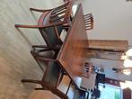 Kersenhouten tafel met stoelen, Ophalen, Gebruikt, Klassiek kersenhout, 4 tot 6 stoelen