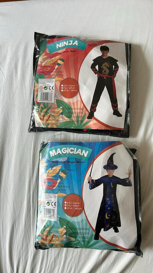 Verkleedsets ninja en tovenaar (€4 pst of doe een leuk bod), Kleding | Dames, Carnavalskleding en Feestkleding, Zo goed als nieuw