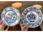 Vintage plates société céramique maastricht aardewerk aziati, Ophalen of Verzenden