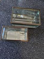 Twee leuke glazen (lepel) doosjes, Verzamelen, Glas en Borrelglaasjes, Ophalen of Verzenden, Zo goed als nieuw