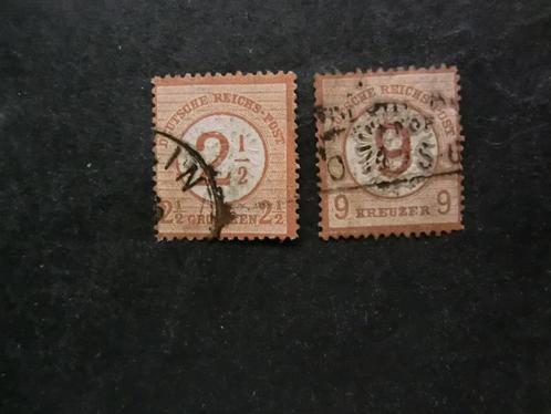 Duitse Rijk serie 29-30 Gestempeld, ( aanbieding ), Postzegels en Munten, Postzegels | Europa | Duitsland, Gestempeld, Overige periodes