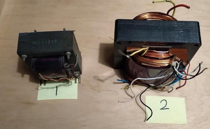 Trafo groot transformator 2 stuks, Hobby en Vrije tijd, Elektronica-componenten, Gebruikt, Ophalen of Verzenden