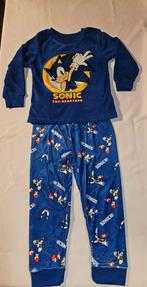 Sonic the Hedgedog pyjama velours blauw maat 110, Kinderen en Baby's, Ophalen of Verzenden