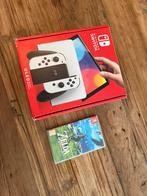Nintendo Switch Oled bundel met Zelda, Ophalen of Verzenden, Zo goed als nieuw, Met 1 controller, Switch OLED