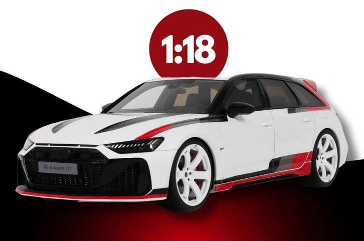 Audi RS6 GT 2024 GT Spirit nieuw, Hobby en Vrije tijd, Modelauto's | 1:18, Nieuw, Auto, Overige merken, Ophalen of Verzenden