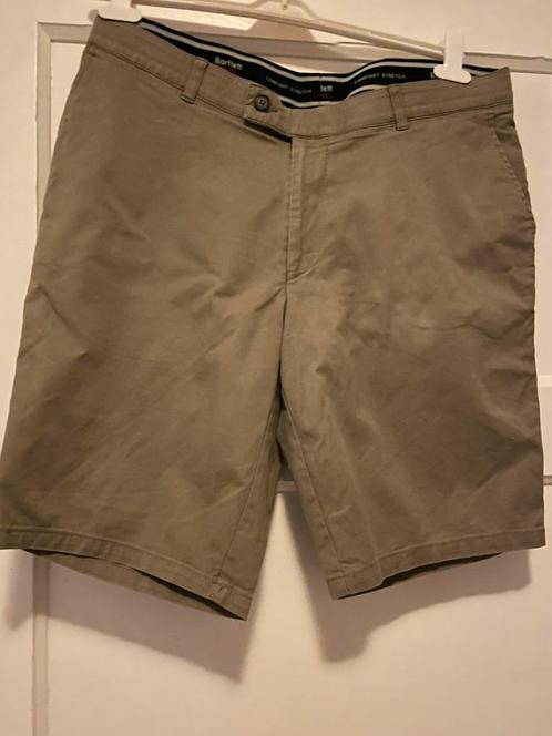 Bartlett   Katoenen beige  bruine korte heren broek maat S/M, Kleding | Heren, Broeken en Pantalons, Zo goed als nieuw, Maat 48/50 (M)