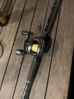 Hengel met reel, Ophalen of Verzenden, Zo goed als nieuw, Werphengel