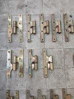 Messing paumelles, scharnieren , antiek frans  gietwerk, Ophalen of Verzenden, Koper of Messing, Scharnier