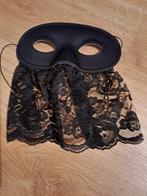 Venetiaans masker met kant Carnaval/Themafeesten, Ophalen of Verzenden, Zo goed als nieuw, Carnaval, Accessoires