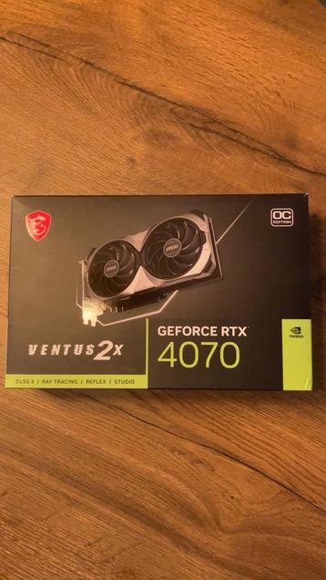 *NIEUW* MSI RTX 4070 VENTUS 2X 12GB videokaart beschikbaar voor biedingen