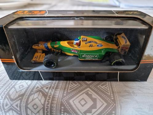 F1 benetton ford b192 michael Schumacher 1992, Hobby en Vrije tijd, Modelauto's | 1:43, Zo goed als nieuw, Auto, Overige merken