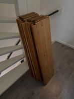 Lundia legplanken, 8 stuks. 3 plinten/per stuk, Doe-het-zelf en Verbouw, Hout en Planken, Gebruikt, Minder dan 25 mm, Grenen, Ophalen of Verzenden