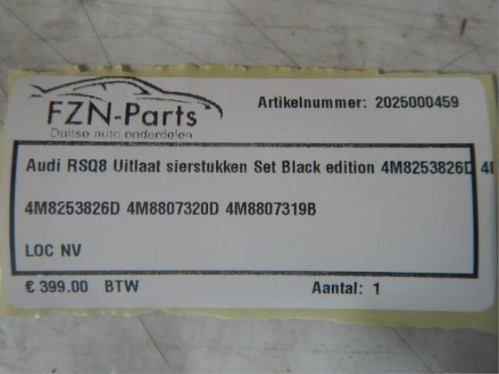 Uitlaat (compleet) Audi Q8 (22744358), Auto-onderdelen, Uitlaatsystemen, Gebruikt, Ophalen