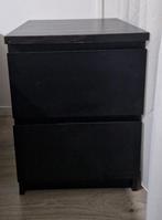 Malm nachtkasjes 2 stuks, Huis en Inrichting, Kasten | Ladekasten, Gebruikt, Minder dan 100 cm, 25 tot 50 cm, 50 tot 100 cm