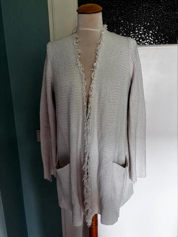 Erg mooi vest,ecru, Malene Birger,met centuur & franjes.mt M beschikbaar voor biedingen