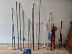 Grote Collectie Vis Hengels en Benodigdheden, Ophalen, Zo goed als nieuw, Complete set