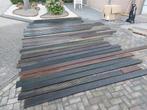 Hardhouten vlonderplanken - circa 85m1, Ophalen, Gebruikt, Hout