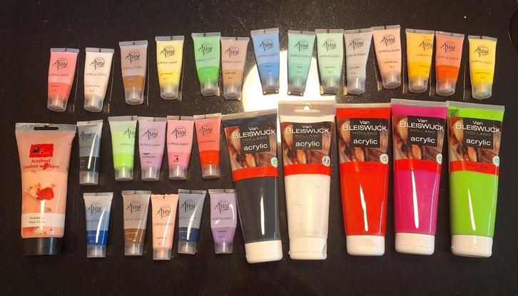 verf gebruikt, Doe-het-zelf en Verbouw, Verf, Beits en Lak, Gebruikt, Verf, Overige kleuren, Ophalen