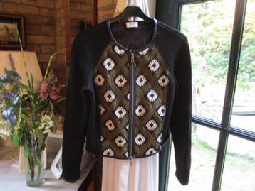 mj/ANNA/jasje/maat 40 valt als 38/wafeltjesmotief/STRETCH beschikbaar voor biedingen