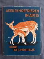 Apen en Hoefdieren in Artis - AFJ. Portielje, Boeken, Ophalen of Verzenden, Gelezen, Natuur algemeen, AFJ. Portielje