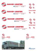 Vrachtauto decal 1:50 Bakker logistiek Zeewolde ( combi ), Hobby en Vrije tijd, Modelauto's | 1:50, Verzenden, Nieuw, Bus of Vrachtwagen