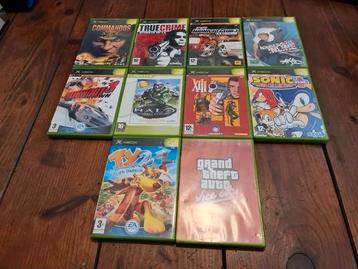 10  games voor Xbox original  beschikbaar voor biedingen