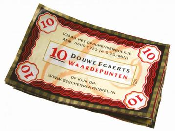 Ca. 1900 Douwe Egberts punten beschikbaar voor biedingen