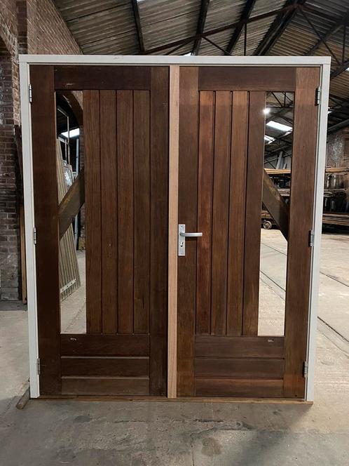 Garagedeur, tuindeur met kozijn (B177xH207) NIEUW, Doe-het-zelf en Verbouw, Kozijnen en Schuifpuien, Nieuw, Deurkozijn, Hout, 150 tot 225 cm