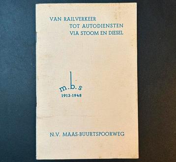 Brochure Maas-Buurtspoorweg ‘Van railverkeer tot …’ (1948) beschikbaar voor biedingen