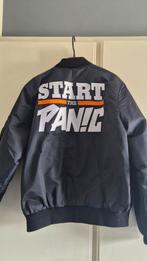 Dj panic  bomber jas  maat m hardcore dj, Kleding | Heren, Ophalen, Zo goed als nieuw, Zwart