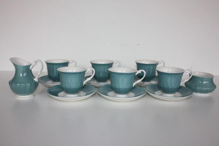 Espressoset van Crown of Devon, Fieldings, Huis en Inrichting, Keuken | Servies, Zo goed als nieuw, Kop(pen) en/of Schotel(s)
