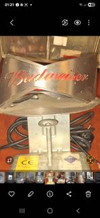 budweiser bieropener met verlichting, Verzamelen, Biermerken, Ophalen of Verzenden, Gebruikt, Reclamebord, Plaat of Schild, Overige merken
