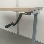 Slinger verstelbaar zit-sta bureau 160x80 cm grijs frame, Nieuw, Ophalen, Bureau