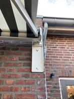 HAROL Knikarmscherm 5.25m breed - Crème/Antraciet, Ophalen, Gebruikt, 450 cm of meer, Elektrisch