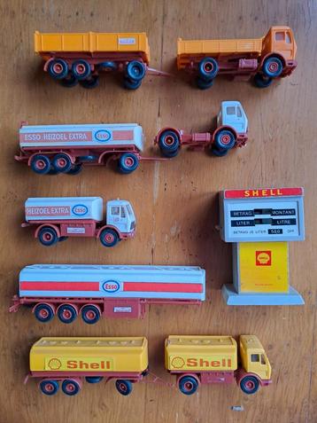Gama West Germany & Wackenhut Shell Esso Vrachtwagens + Pomp beschikbaar voor biedingen