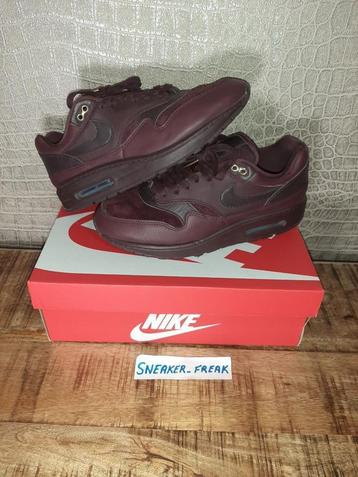 Nike air max one burgundy crush maat 42,5 beschikbaar voor biedingen